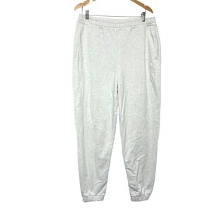 Gymshark Rest Day Sweats Heavyweight‎ Loopback Joggers Light Grey Marl Women's M